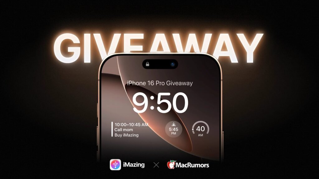 macrumors-giveaway:-win-an-iphone-16-pro-from-imazing